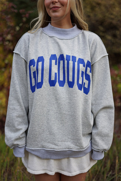 BYU Reversible Mockneck