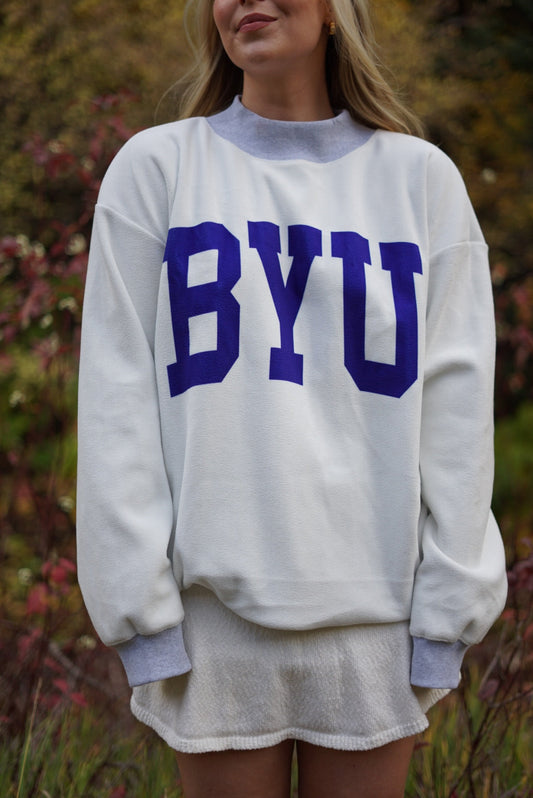 BYU Reversible Mockneck