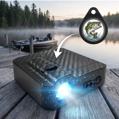 AnglerBeam Fishing Car Door Light - Leaping Bass design