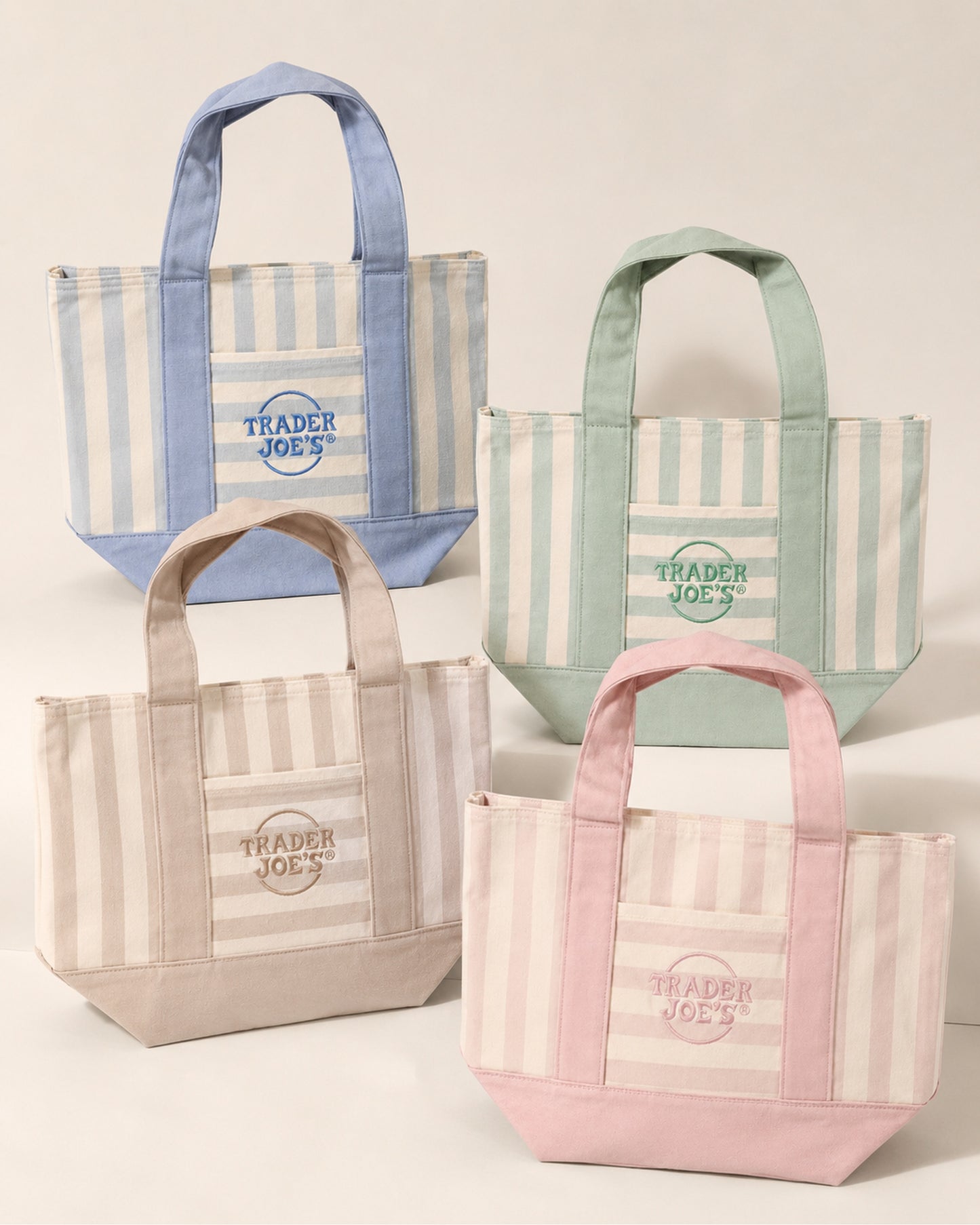 Trader Joe's Stripe Tote