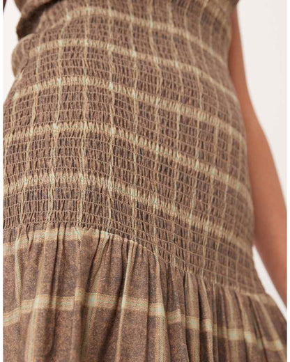 Plaid Maxi Dress