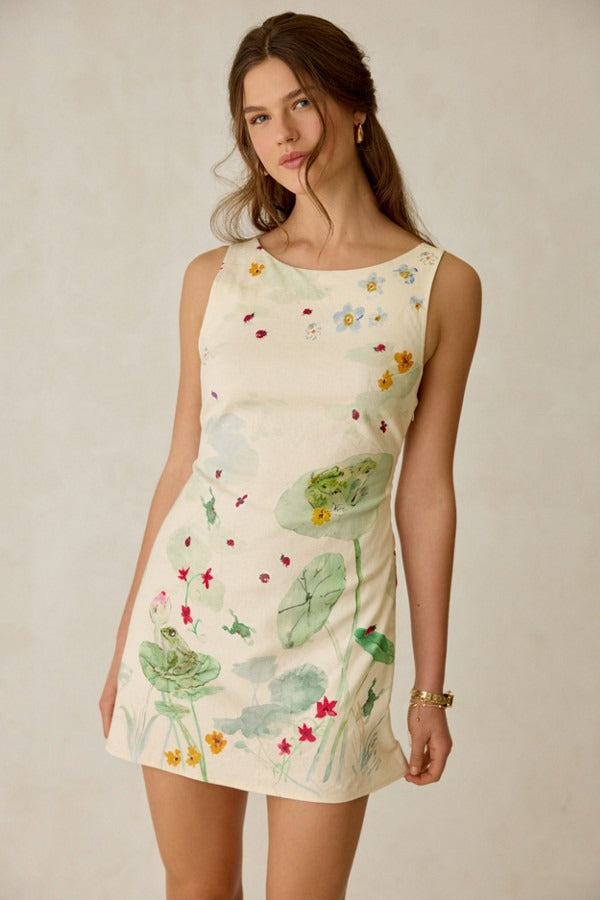 Lily Pond Mini Dress