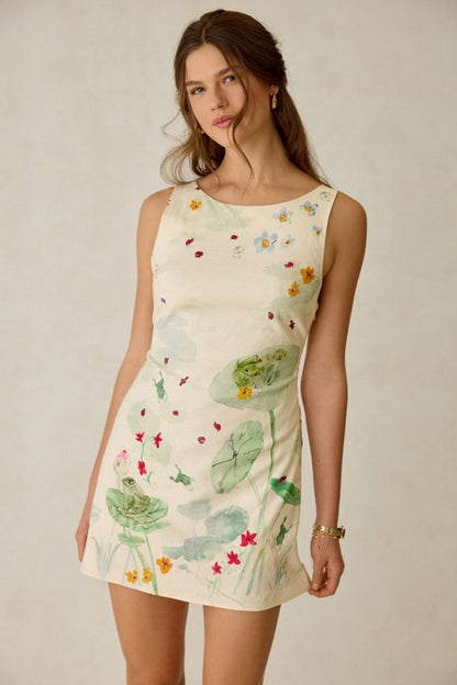 Lily Pond Mini Dress